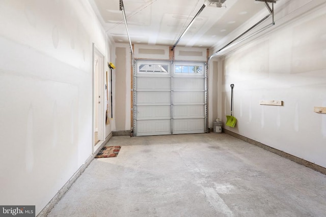 5711 Finley Rose Ct, Fredericksburg, VA 22407 - garage with baseboards