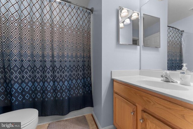 249 Whitworth Dr, Culpeper, VA 22701 - full bath featuring vanity, a shower with curtain, and tile patterned flooring