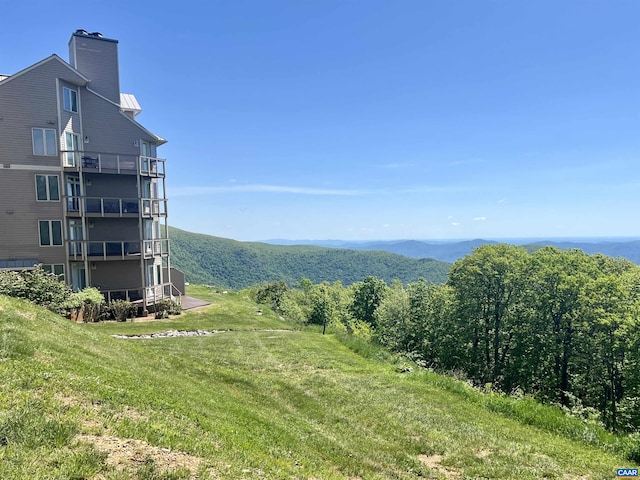 1808 High Ridge Ct, Condos, Wintergreen Resort, VA 22967 - view of mountain background