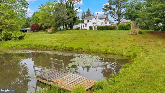 2188 Seville Rd, Madison, VA 22727 - dock with a water view and a yard