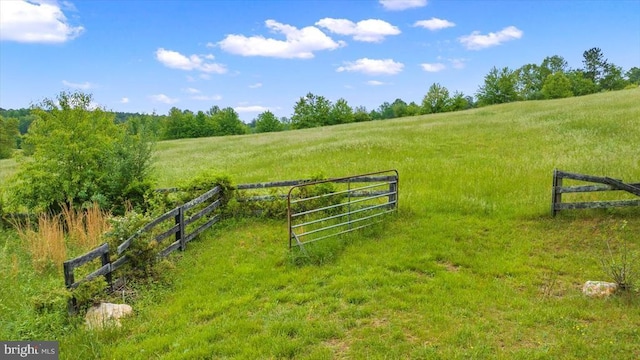 2188 Seville Rd, Madison, VA 22727 - view of yard featuring fence and a view of countryside