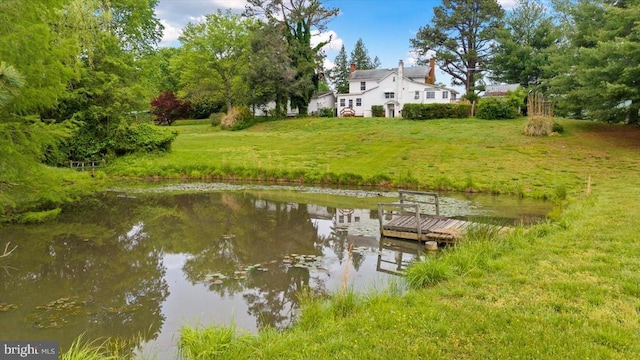 2188 Seville Rd, Madison, VA 22727 - dock with a water view and a yard