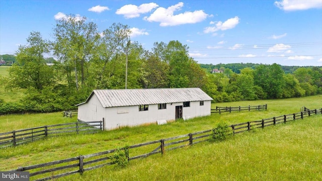 2188 Seville Rd, Madison, VA 22727 - view of pole building with a view of countryside and a forest view