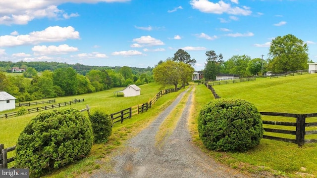 2188 Seville Rd, Madison, VA 22727 - view of dirt / gravel road featuring a view of rural / pastoral area