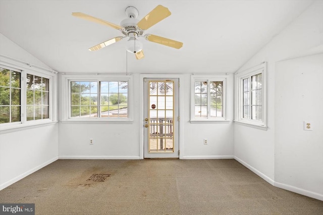2188 Seville Rd, Madison, VA 22727 - unfurnished sunroom featuring vaulted ceiling and plenty of natural light