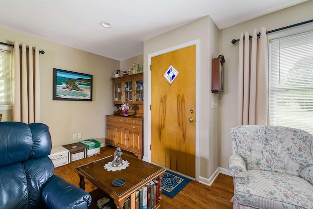 3226 Old Thirty Three Rd, Rockingham, VA 22801 - living room with healthy amount of natural light, wood finished floors, and baseboards