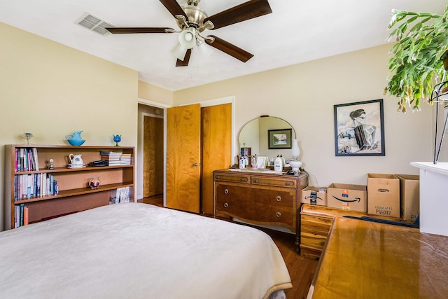 3226 Old Thirty Three Rd, Rockingham, VA 22801 - bedroom featuring wood finished floors and ceiling fan