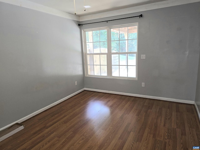 1060 E River Rd, Palmyra, VA 23055 - spare room featuring dark wood-style flooring
