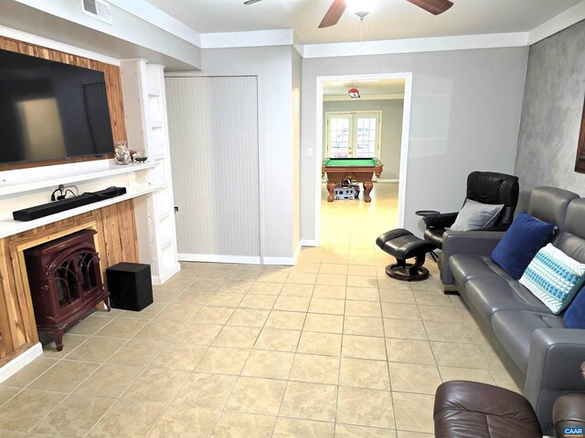1060 E River Rd, Palmyra, VA 23055 - playroom featuring billiards and tile patterned floors