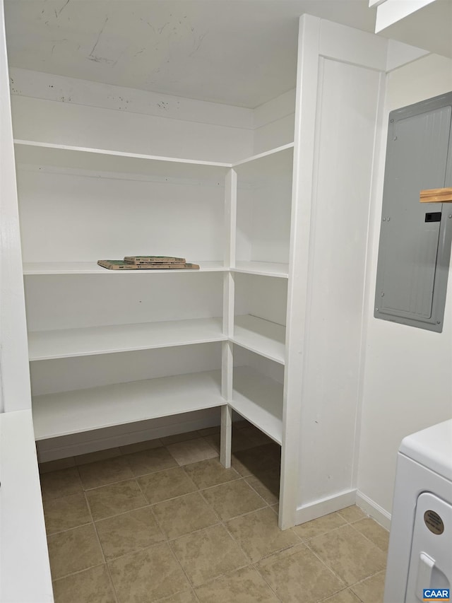 1060 E River Rd, Palmyra, VA 23055 - storage area with electric panel and washer / clothes dryer
