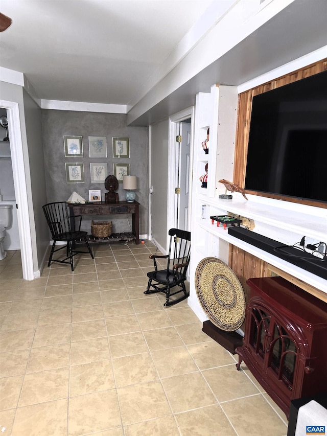 1060 E River Rd, Palmyra, VA 23055 - interior space with light tile patterned flooring