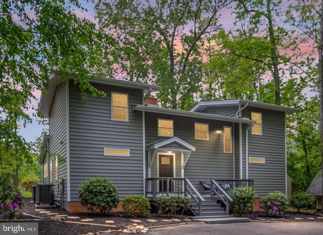 121 Birchside Cir, Locust Grove, VA 22508 - view of front of property with central air condition unit