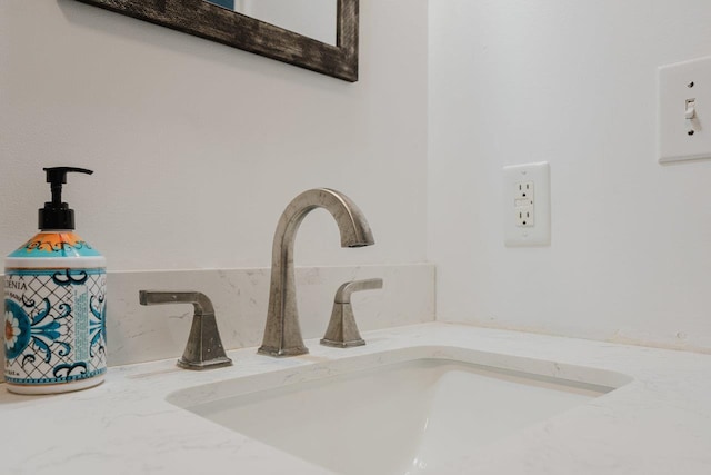 details with a sink
