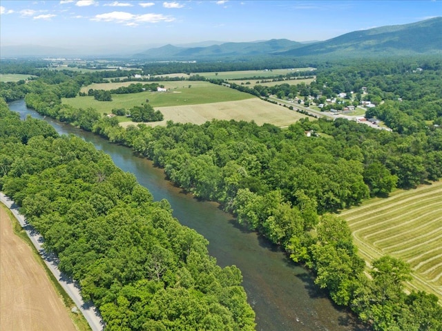 6772 S E Side Hwy, Elkton, VA 22827 - aerial view of sparsely populated area featuring a water and mountain view