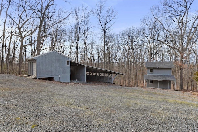 view of outbuilding featuring an outbuilding