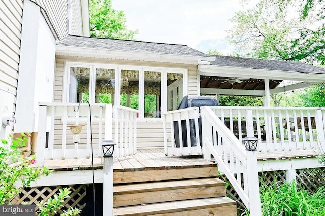 13498 Chesterfield Ln, Culpeper, VA 22701 - view of wooden terrace