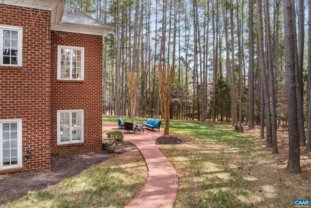 1880 Graham Ct, Keswick, VA 22947 - view of yard with a patio