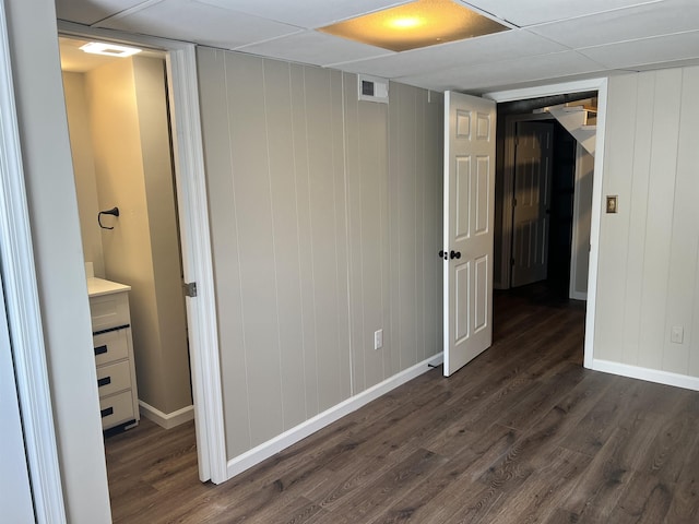 2516 Sharlaine Dr S, Staunton, VA 24401 - unfurnished bedroom featuring dark wood-type flooring and baseboards