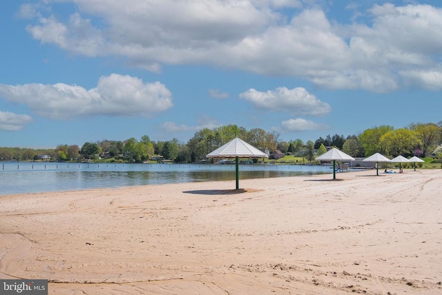 228 Poplar Dr, Louisa, VA 23093 - water view with a gazebo