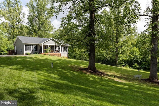 1875 Oneals Rd, Madison, VA 22727 - view of front facade with a front yard
