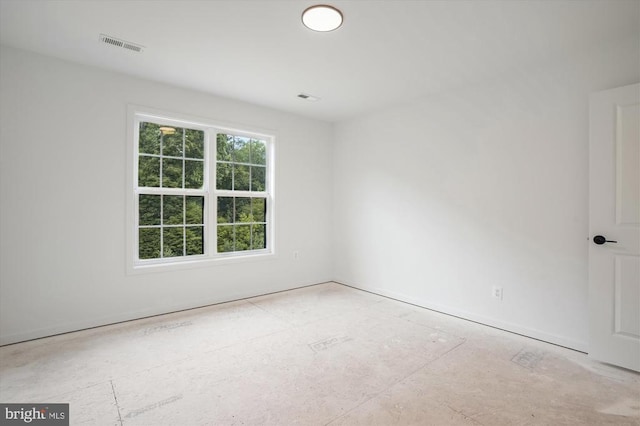 view of unfurnished room