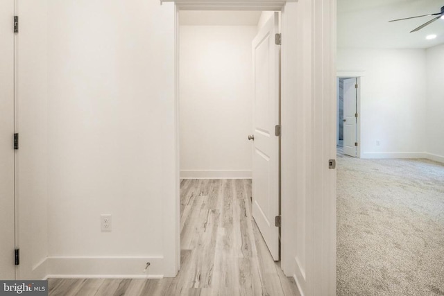 29 Dove Ct, Bumpass, VA 23024 - hallway featuring baseboards and wood finished floors