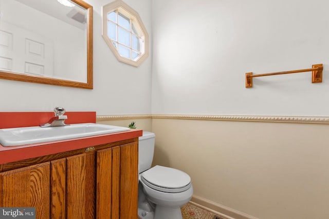 411 Laurel Ave, Fredericksburg, VA 22408 - bathroom featuring toilet and vanity