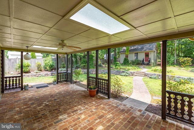 411 Laurel Ave, Fredericksburg, VA 22408 - view of patio / terrace featuring a ceiling fan
