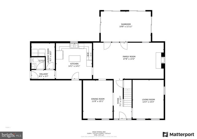 411 Laurel Ave, Fredericksburg, VA 22408 - view of floor plan / room layout