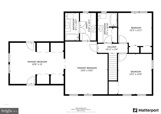 411 Laurel Ave, Fredericksburg, VA 22408 - view of property floor plan