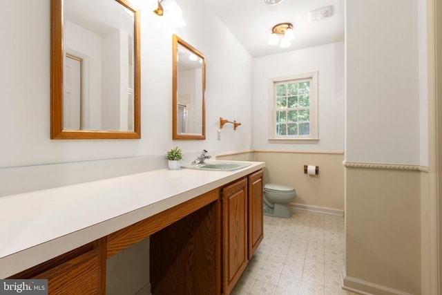 411 Laurel Ave, Fredericksburg, VA 22408 - bathroom with tile patterned floors and vanity