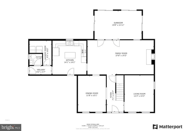 411 Laurel Ave, Fredericksburg, VA 22408 - view of home floor plan