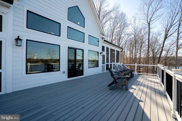 3 Carrs Bridge Rd, Lake Anna, Bumpass, VA 23024 - wooden terrace with a sunroom