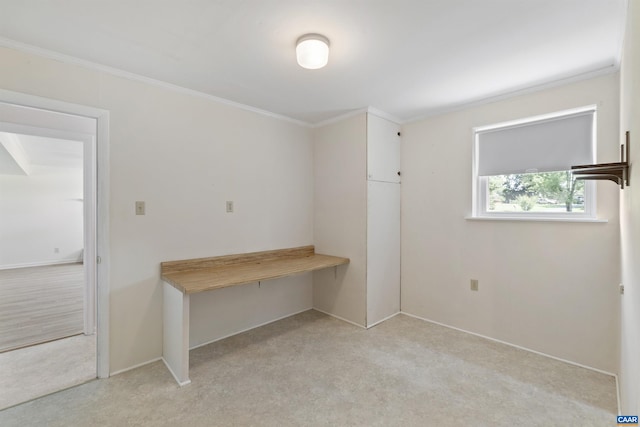 2612 Lawrence Rd, Charlottesville, VA 22901 - unfurnished bedroom featuring ornamental molding and light carpet