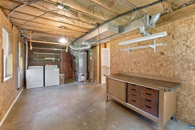2612 Lawrence Rd, Charlottesville, VA 22901 - unfinished below grade area with independent washer and dryer and heating unit