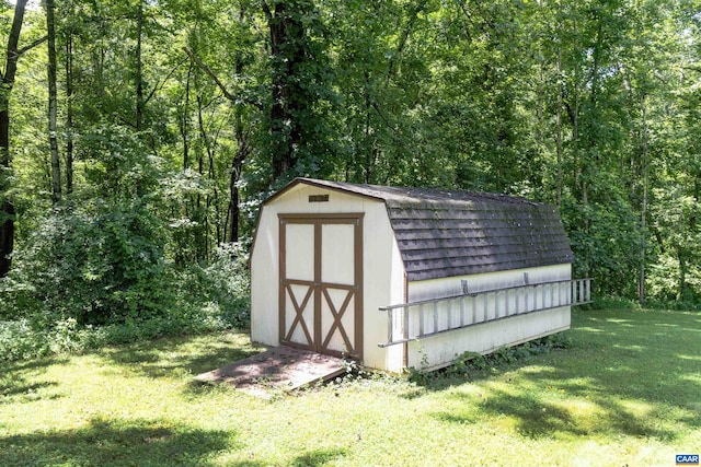 2612 Lawrence Rd, Charlottesville, VA 22901 - view of shed with a wooded view