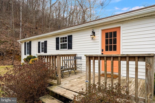 1195 Quaker Run Rd, Madison, VA 22727 - view of wooden deck