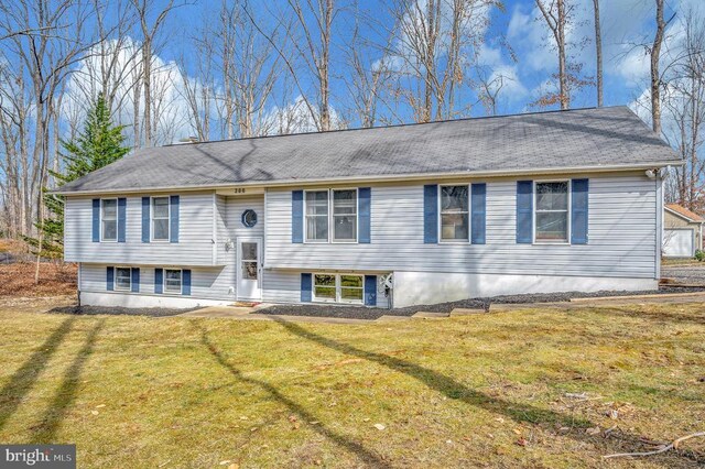 200 Wilderness Ln, Locust Grove, VA 22508 - bi-level home with a front yard