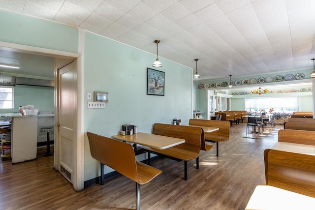 222 Main St, Dayton, VA 22821 - dining area featuring healthy amount of natural light and wood finished floors