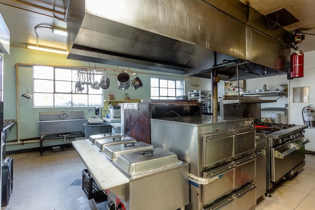 222 Main St, Dayton, VA 22821 - kitchen featuring high end stainless steel range oven