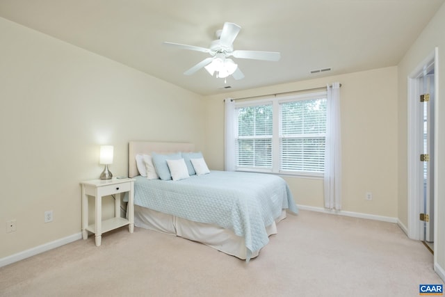 100 Melbourne Prk Cir Unit B, Charlottesville, VA 22901 - bedroom with carpet floors and a ceiling fan