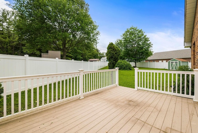 2090 Annandale Ct, Rockingham, VA 22801 - wooden terrace with a storage shed
