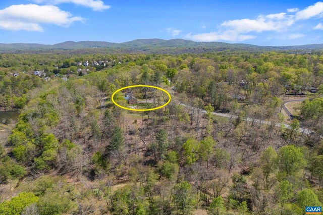 330 Carrsbrook Dr, Charlottesville, VA 22901 - drone / aerial view of a forest and a mountainous background