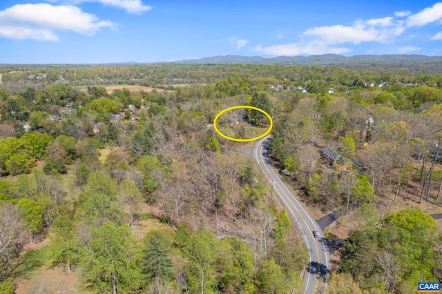 330 Carrsbrook Dr, Charlottesville, VA 22901 - bird's eye view of a forest and a mountain backdrop