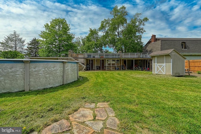 102 Washington St E, Remington, VA 22734 - view of yard featuring an outdoor pool