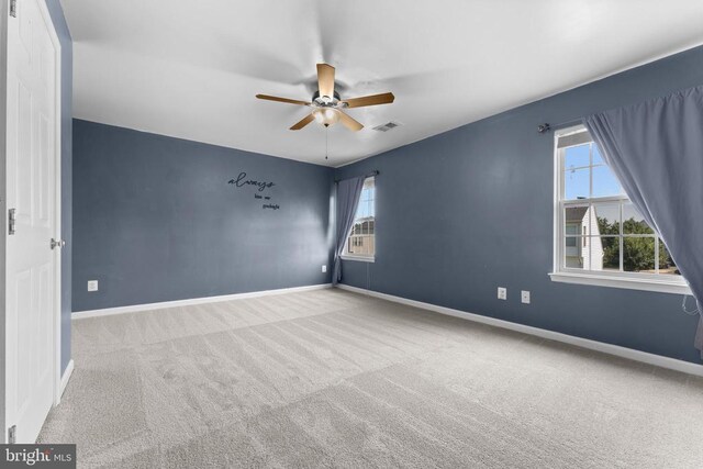 12190 Remland Ct, Remington, VA 22734 - carpeted spare room with ceiling fan and baseboards