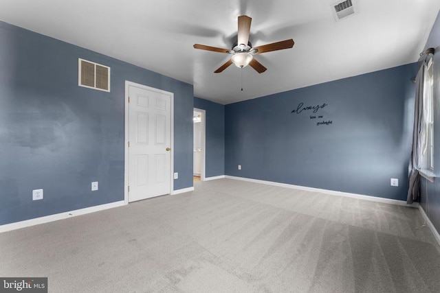12190 Remland Ct, Remington, VA 22734 - carpeted empty room with a ceiling fan and baseboards