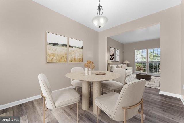 12190 Remland Ct, Remington, VA 22734 - dining space with dark wood finished floors