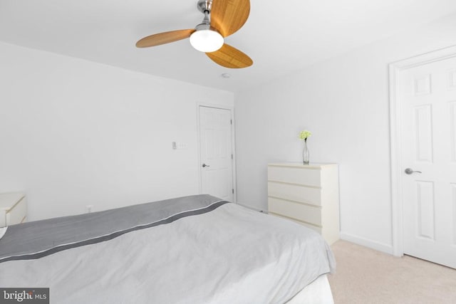 9016 Laurel Oak Ln, Fredericksburg, VA 22407 - bedroom with carpet floors and a ceiling fan