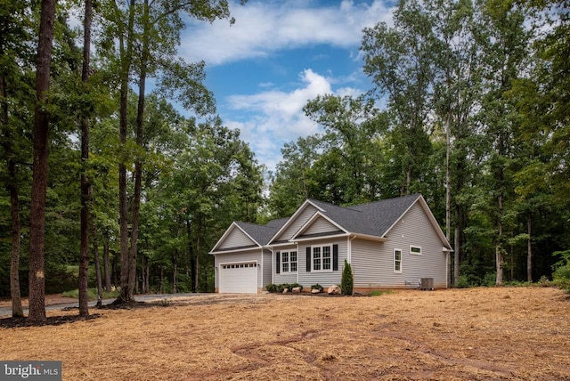 79 Hickory Cir, Mineral, VA 23117 - view of front facade featuring a garage and a shingled roof